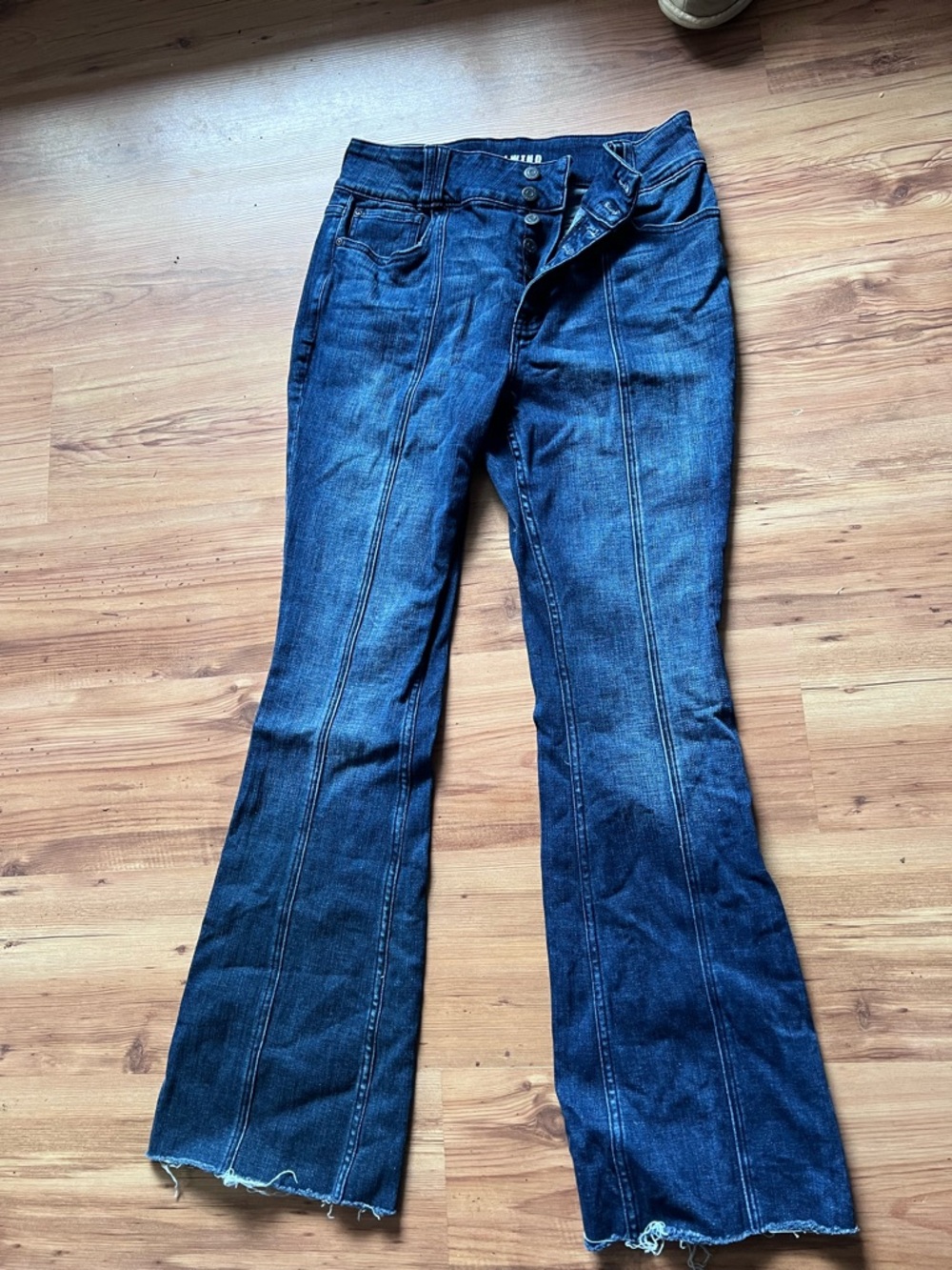Idyllwind Dark Blue High-Rise Flare Jeans